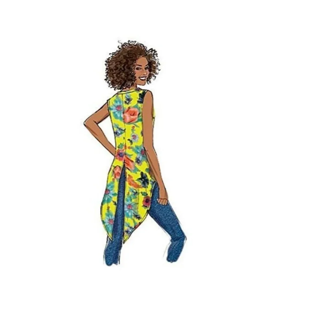 Butterick‎ Sewing Pattern 6216 Top Shirt Tunic Misses Size LG-XXL